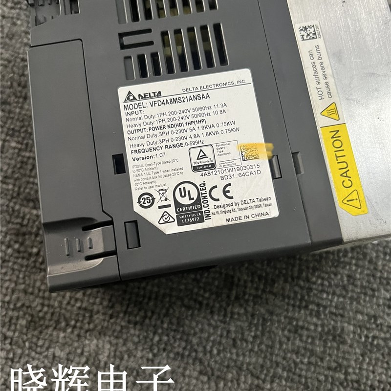 9新台达MS300变频器 VFD4A8MS21ANSAA 0.75KW 220V现货质量保证