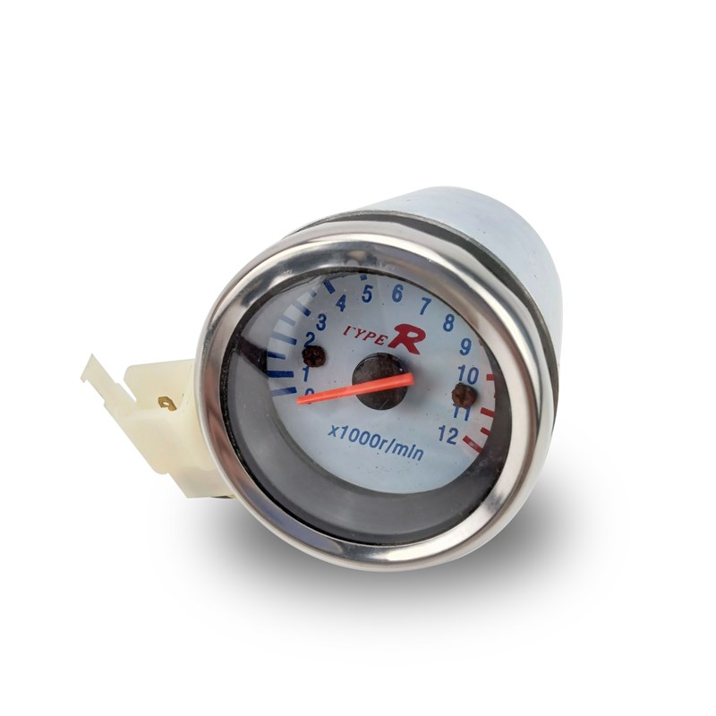 通用转速表仪表盘摩托车零配件银色发动机改装踏板车卡丁车沙滩车