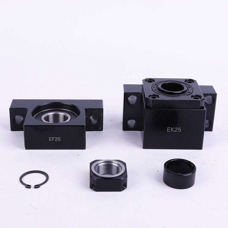 滚珠丝杆支撑座固定座BK/BF12FK/FF20EKEF丝杠伺服步进电机轴承座