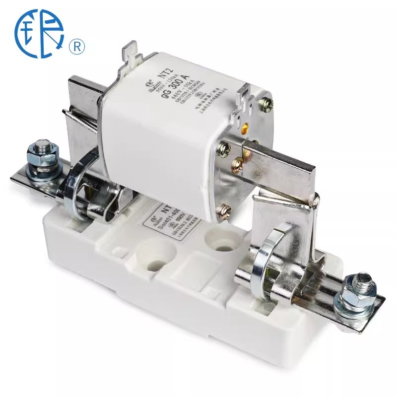 银达低压刀型铜件yinda熔断器底座NT1NT2NT3陶瓷保险管丝插入式