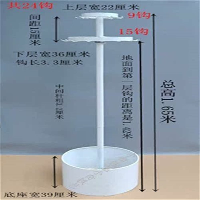 圆筒不锈钢金属皮带架服装皮具陈列架可旋转S拆卸腰带展示架