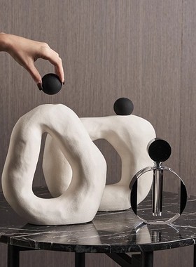 中古风简约斯托帕l艺术摆件家居软装陶瓷装饰品玄关酒柜客厅样板