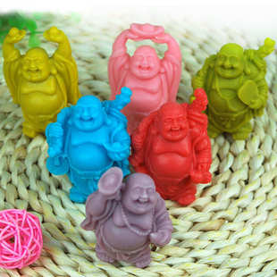 孔明糖艺弥e勒佛盐雕磨具硅胶冰雕巧克力翻糖工具立体耐高温模具