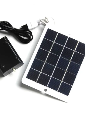 3W5V太阳能氧气泵式钓鱼增氧泵充电宝两用鱼缸增氧机双气石NOce