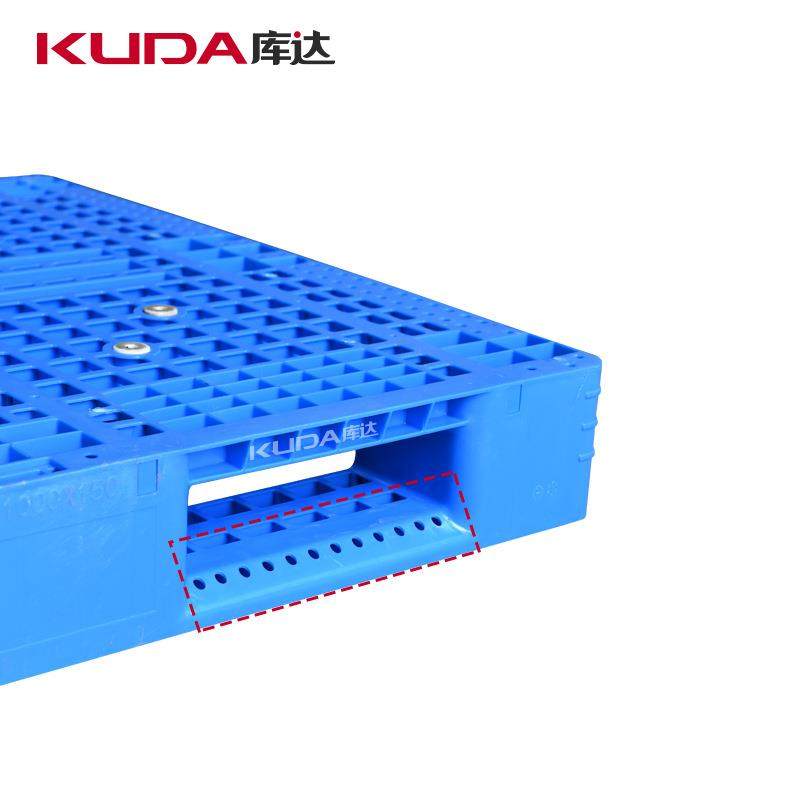 1210网格川字（置钢管）塑料托盘反川防潮栈板仓垫工业卡板