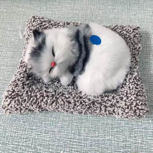 汽车摆件猫咪活性炭除甲