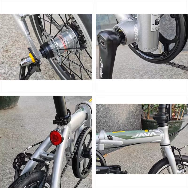 JAVA折叠自行车铝合金折叠车内三变速单车脚踏车男式女士休闲骑X3