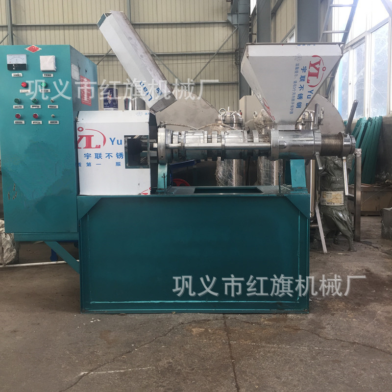 100型商用螺旋榨油机多用途菜籽螺旋榨油机全自动核桃榨油机