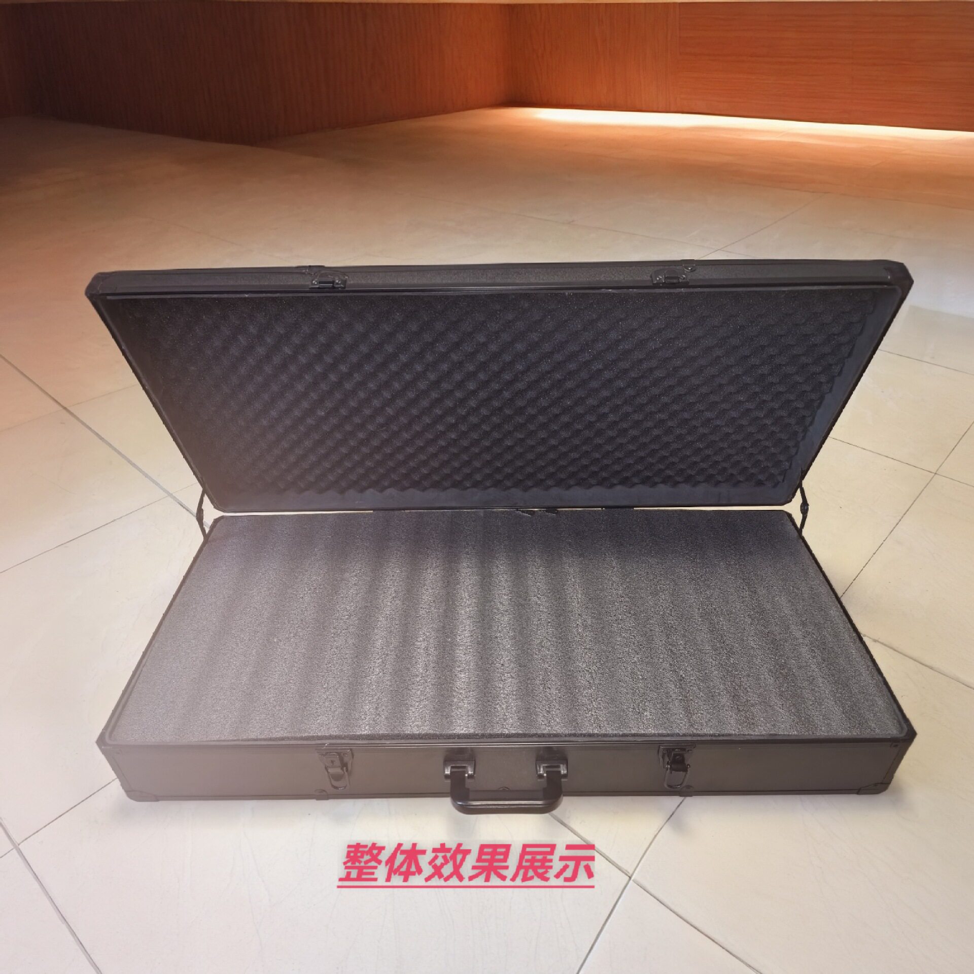 1米长手提密码铝合金展示箱