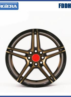 16寸福吉禄汽车铝合金A356轮毂SUV轿车低压铸造哑黑铣窗口轮毂