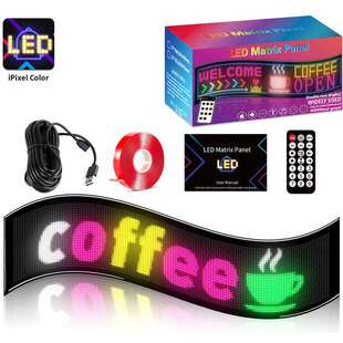 led灯柔性显示屏汽车灯卡车玻璃全彩广告智能车贴大货车