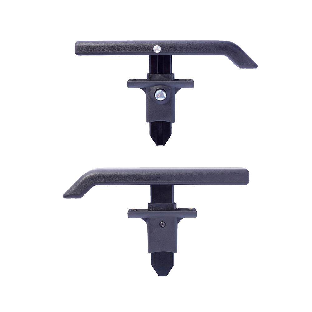 轮椅配件升降扶手电动代步车把手PU塑胶扶手办公椅前后滑动扶手