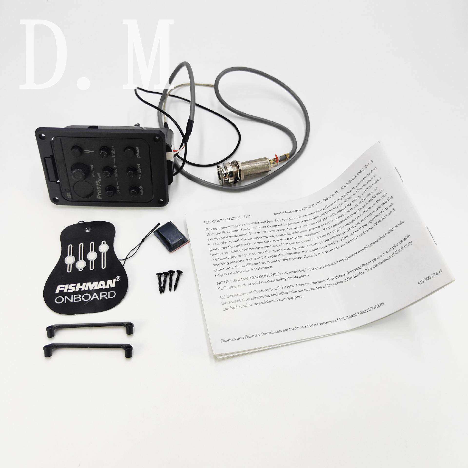 渔夫打板电箱拾音器民谣木吉他电箱EQ拾音器EQ电箱均衡器301二代