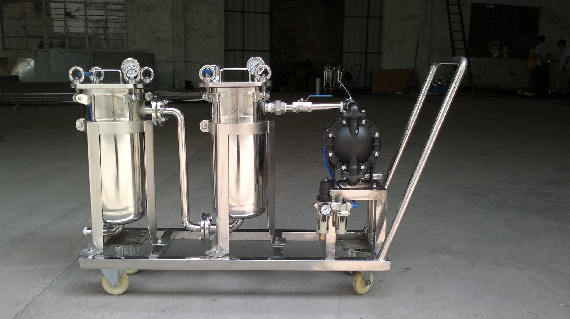 Duplexfilters串联不锈钢双级过滤器并联多级二级三级过滤器