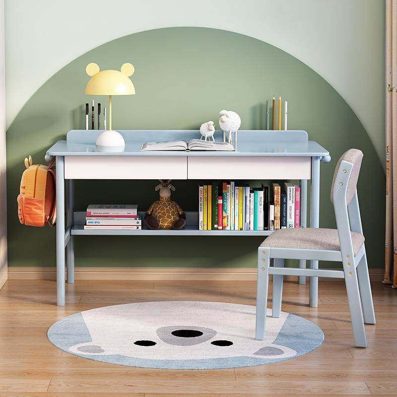 儿童书桌家用卧室中小学生初中生写字课桌椅实木学习桌子男孩女孩,收纳整理,烫衣板及配件,淘宝优惠券,粉丝福利购,淘宝优惠卷