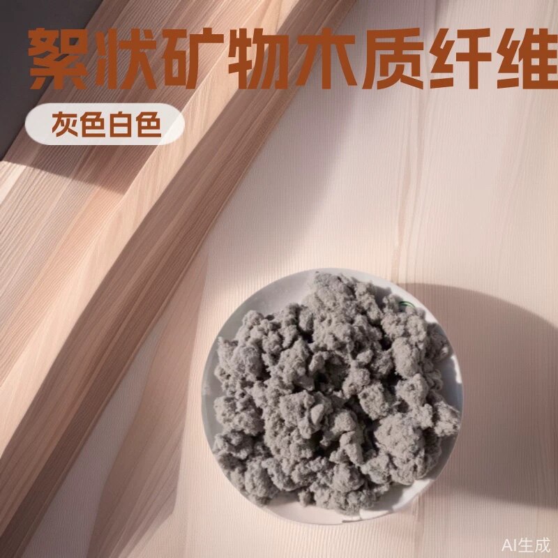 厂家供应建筑摩擦材料涂料混凝土保温砂浆腻子添加絮状矿物木质