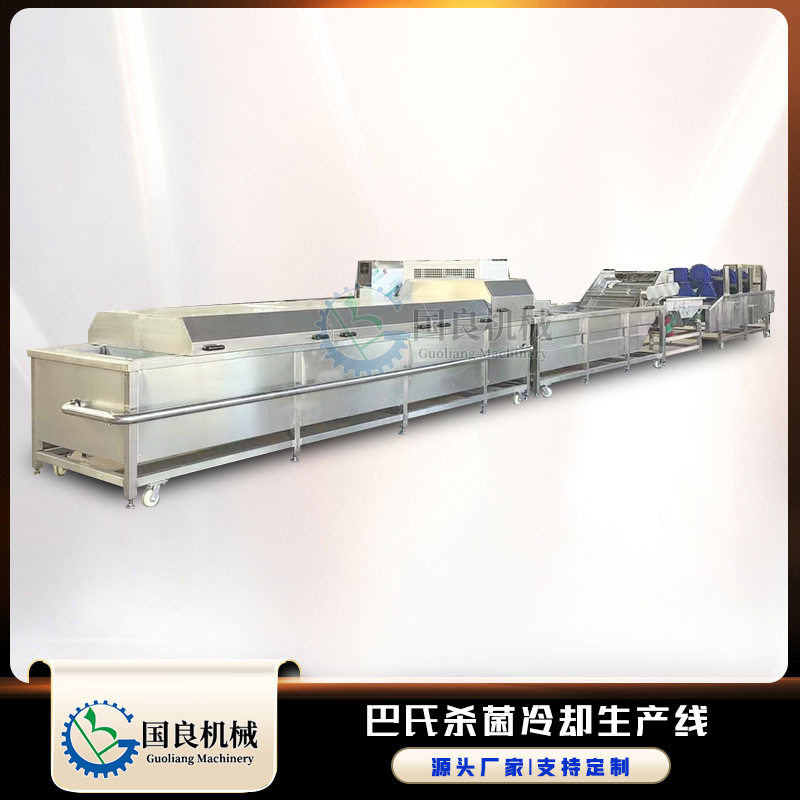 吸吸果冻低温灭菌机螺蛳粉料包巴氏杀菌设备大酱灭菌流水线