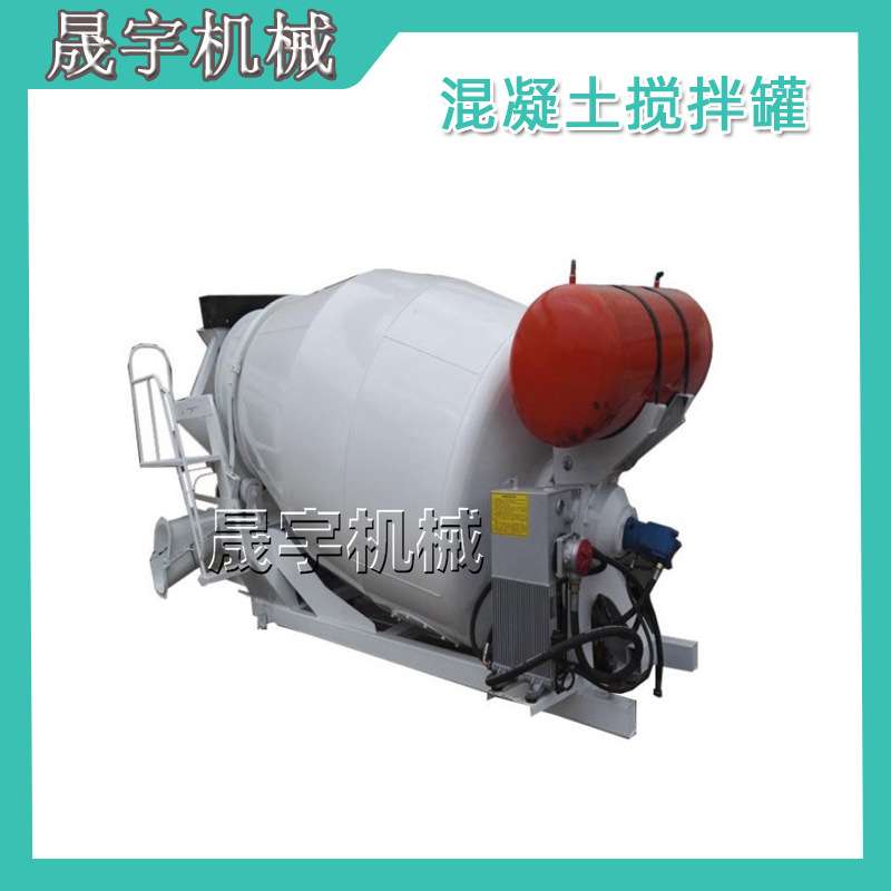 自上料混凝土搅拌车全自动混泥土罐车移动泵车一体小型搅拌机水泥