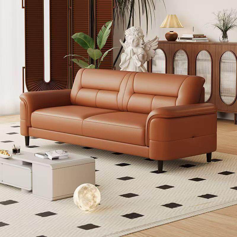 沙发三人位头层皮客厅小户型双人现代简约皮艺真皮包邮一件起批
