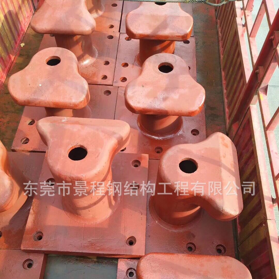 北海1500KN双柱系船柱维修防城港1000KN蘑菇头系船柱安装工程