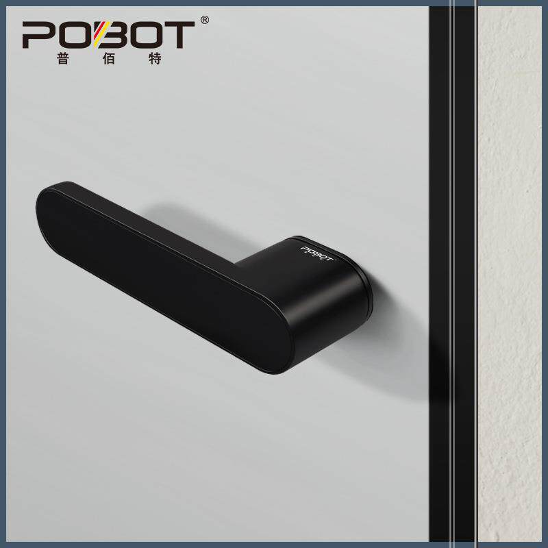 生态门锁室内静音磁吸锁极简铝木门执手锁卧室锌合金可镶嵌厂