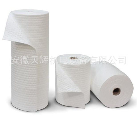 JESERY工业吸油棉卷材2mm80厘米*50米车间卷状吸油棉