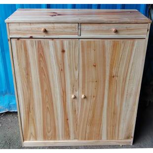 杉木鞋柜家用门口现代简易玄关门厅收纳柜简约实木大容量鞋架M047