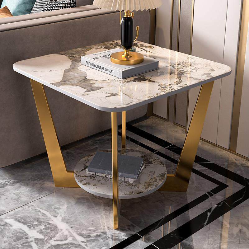 客厅沙发边几简约网红阳台小桌子轻奢岩板茶几卧室床头置物架角几,住宅家具,角几/边几,淘宝优惠券,粉丝福利购,淘宝优惠卷