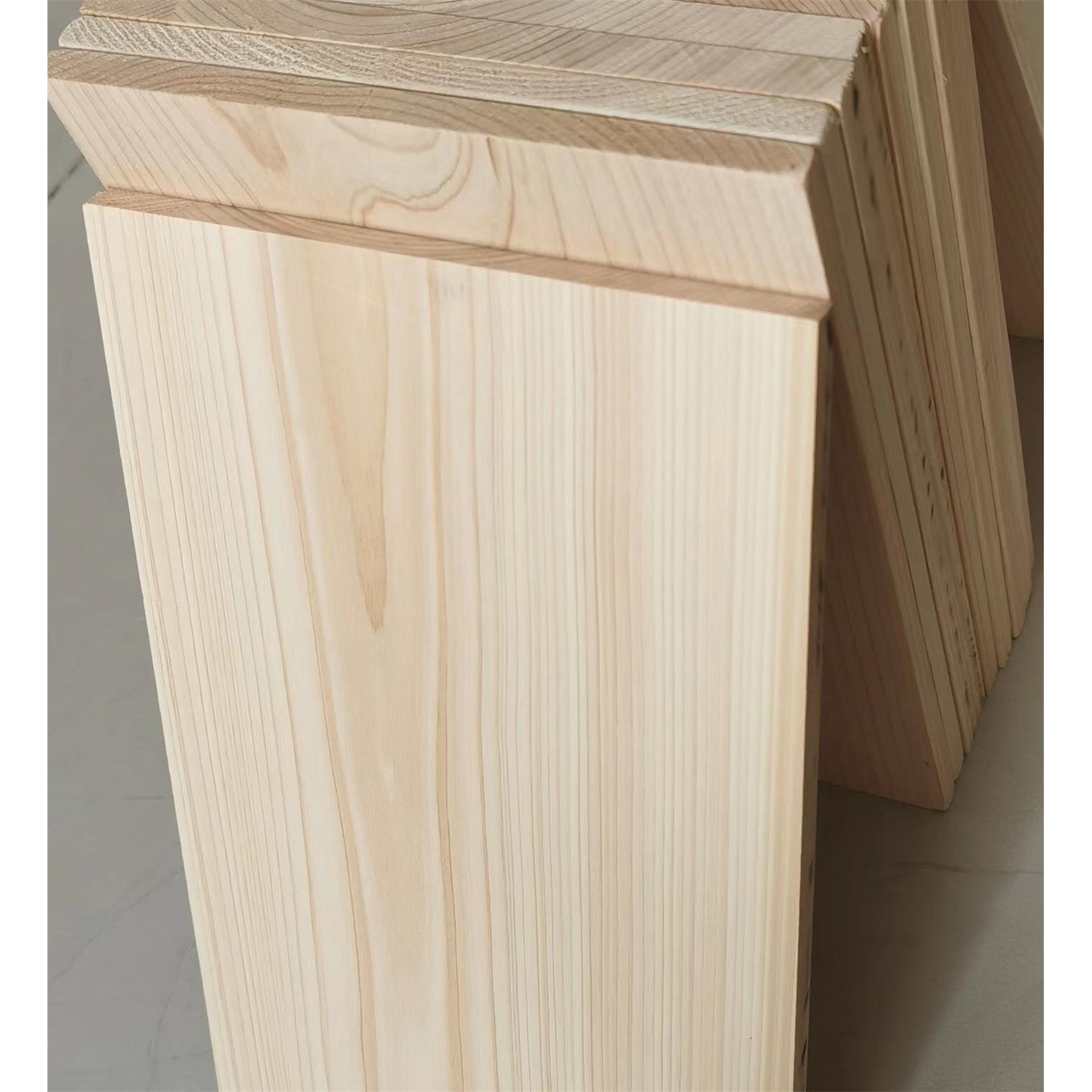 日本桧木乒乓球拍实木原木板材家具直拼板木料吧台餐桌砧板菜板