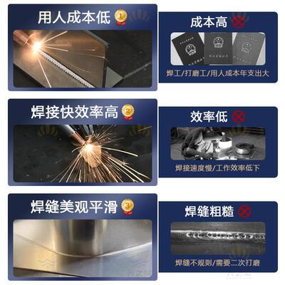 持式激光焊接机金不锈钢厂家直供便携W式300属0小型激光焊手机