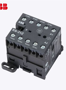 ABB小型直流中间继电器KC6-22Z交流K6-31/40E AC/DC24 110 220V