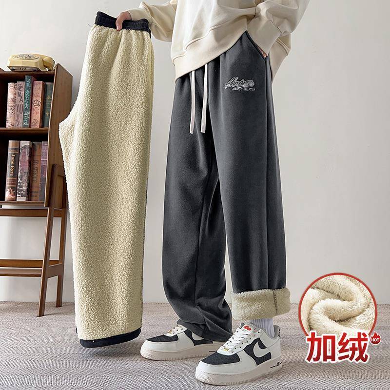 东北0零下羊羔绒WD-CJY24厚休闲加长裤男士冬224新款运动保暖外季