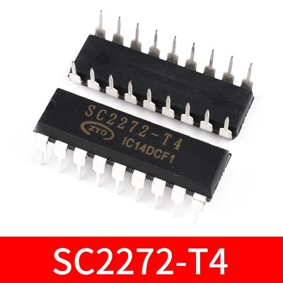 SC/PT2262/2272-M4/L4/T4M6无线遥控发射接收解码器芯片DIP18直插