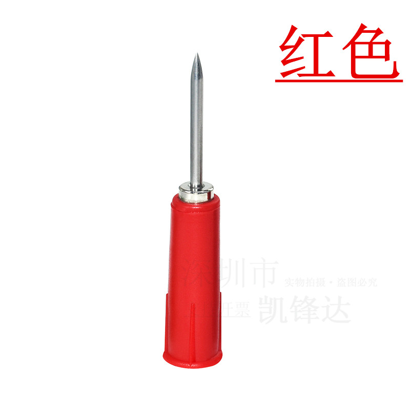 4mm转2mm针型测试插头电力测试插针带4mm香蕉R插孔尾部接香蕉插头