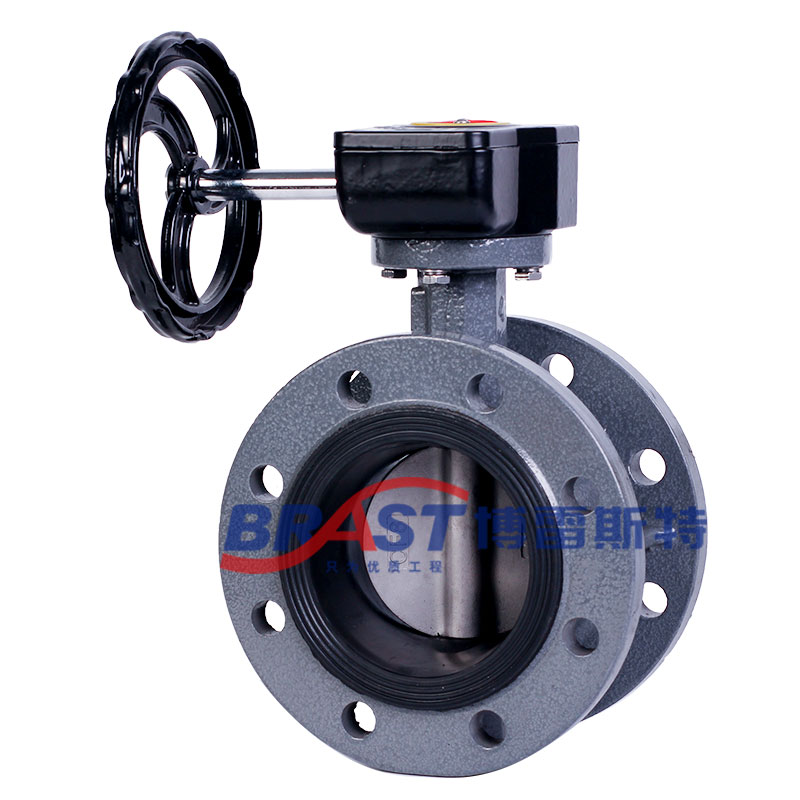 X涡轮法兰蝶阀D34l1XP-10/16C铸钢阀体304阀板乙丙阀座铁涡轮头