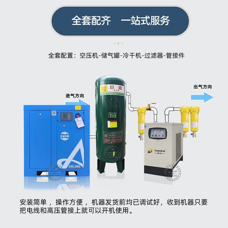 螺杆式空压机永磁变频8/10公斤超静音空气压缩机7.5/15/22/37KW,搬运/仓储/物流设备,机械式停车设备（立体停车库）,淘宝优惠券,粉丝福利购,淘宝优惠卷