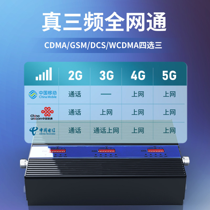 大功率手机信号放大器移动联通电信三网4G增强接收加强扩大器山区