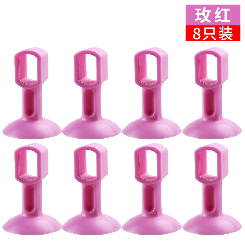 断桥铝窗户吸盘门吸n免打孔橡胶门碰卫生间门把手防撞墙装中国大