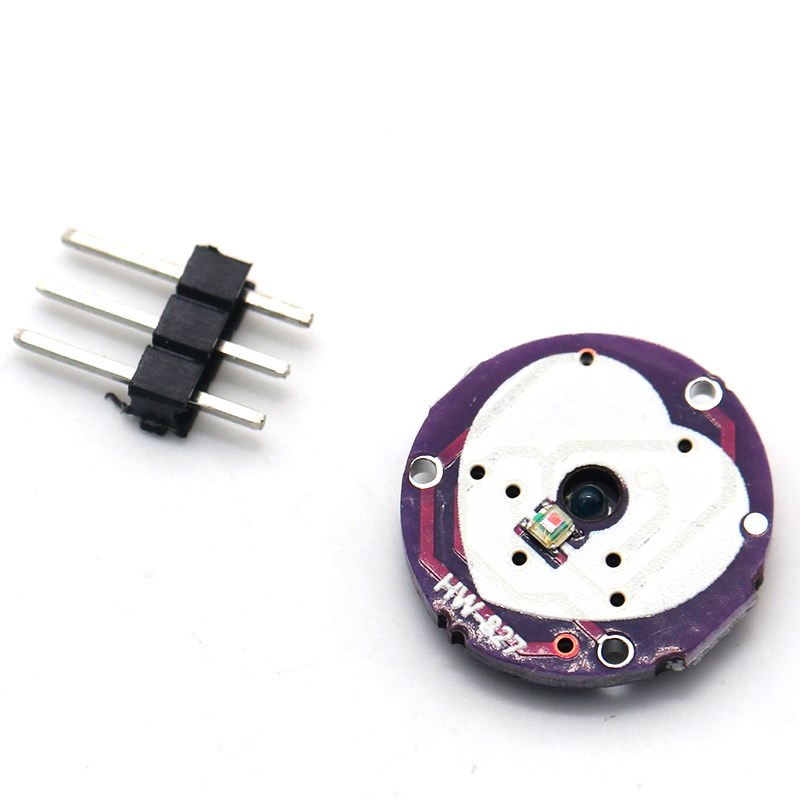 pulsesensor心率传感器 脉搏 生物模拟传感器感应器 兼容uno