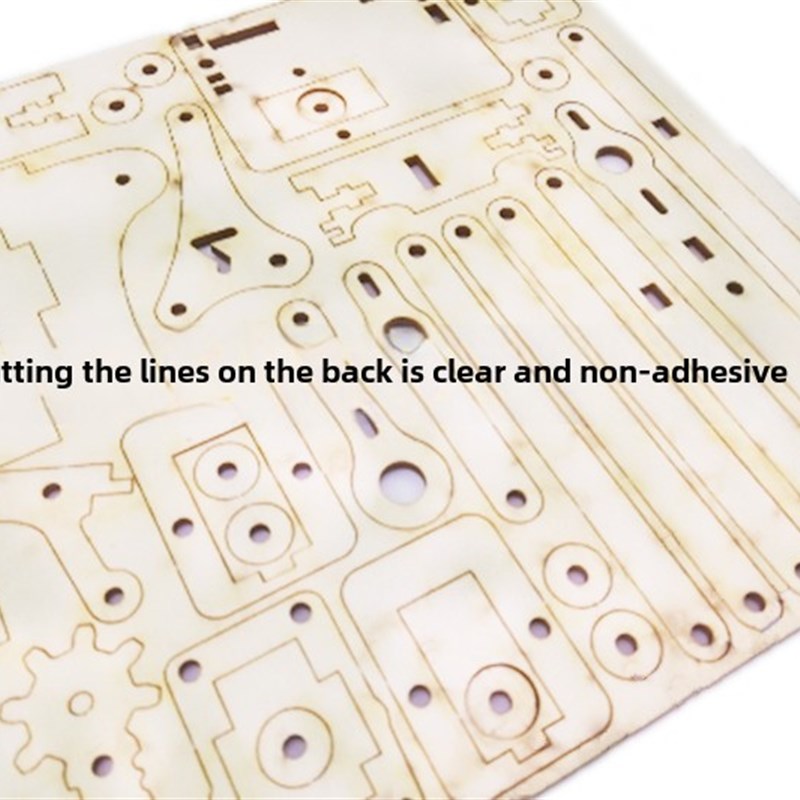 4自由度 木板舵机 机器人机械手臂 sg90 树莓派 爪子单木板无其他