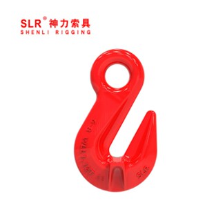 山东神力索具SLR085眼型带翅抓钩G80级起重起铁链吊钩