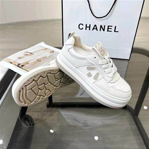 极速认准抖音小i白鞋熊猫配色2023年新款春秋季节女鞋时尚百搭厚