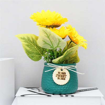 极速Simulation Flower Artificial Sunflowers Bouquets YSpring