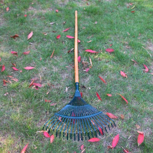 极速草耙落叶枯叶树叶伸缩钢丝耙搂草耙子家用农用V大铁耙扒子工