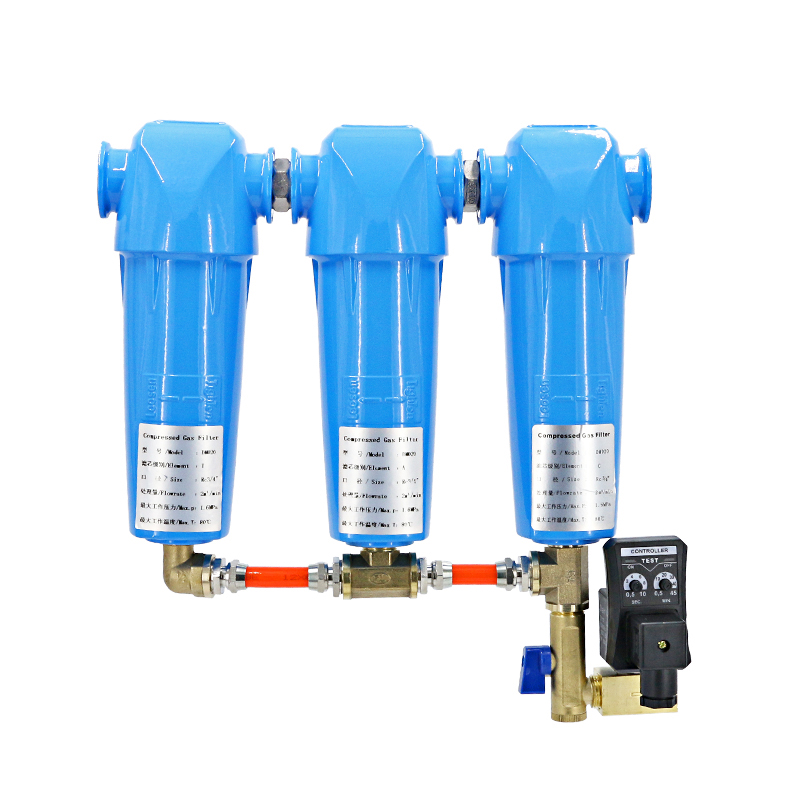 极速空压机过滤器气泵压s缩空气除水干燥高压小型气动螺杆机油水