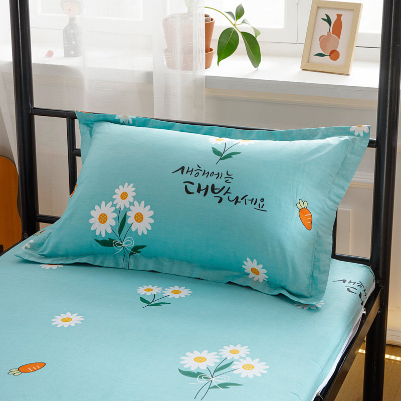 极速纯棉枕套一对装100全棉枕头套C男加厚大号家用48x74学生单人