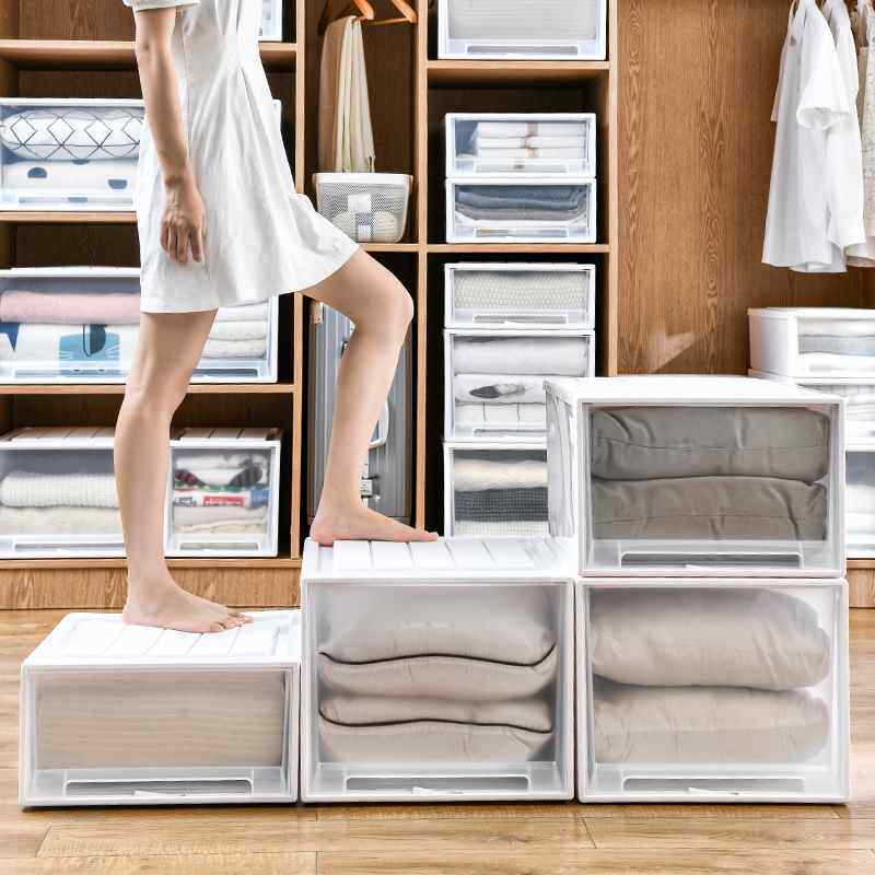 极速衣服b收纳拉篮衣柜分层抽拉收纳篮柜子里的收纳神器卧室衣物