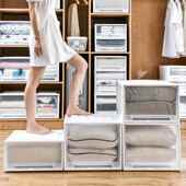 极速衣服b收纳拉篮衣柜分层抽拉收纳篮柜子里 收纳神器卧室衣物