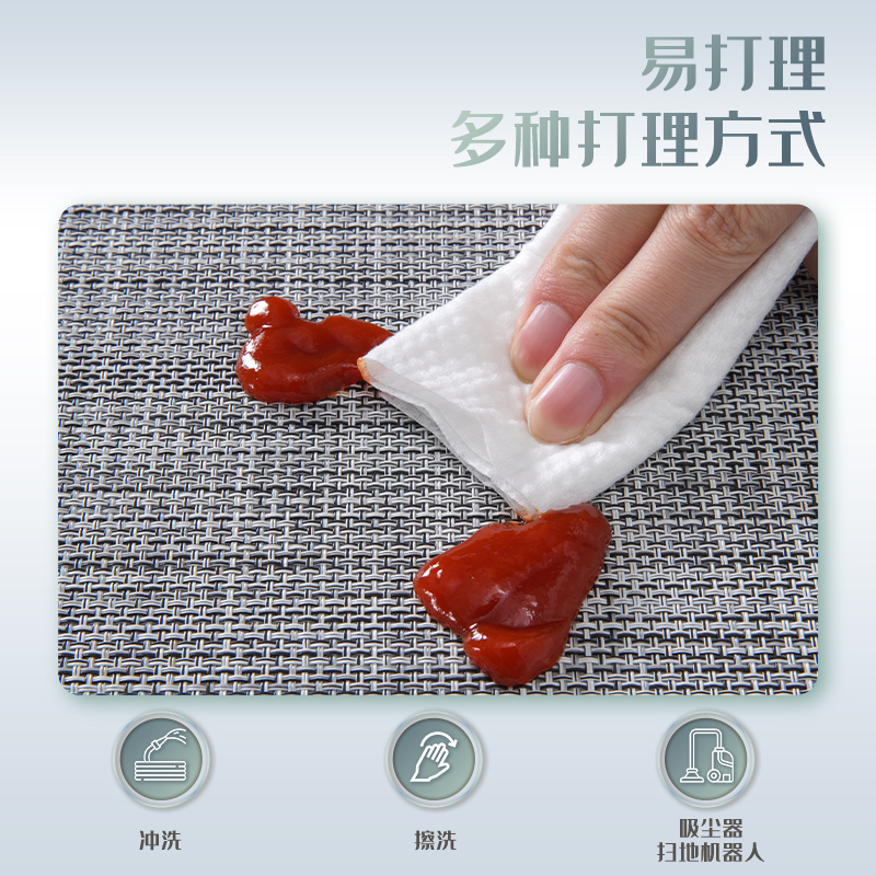 极速厨房地垫防滑防油可擦免洗地毯家用门口防P水脚垫耐脏门垫满