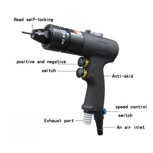 极速Pnebumatic Rivet Self-Locking Head Type Setter Riveters